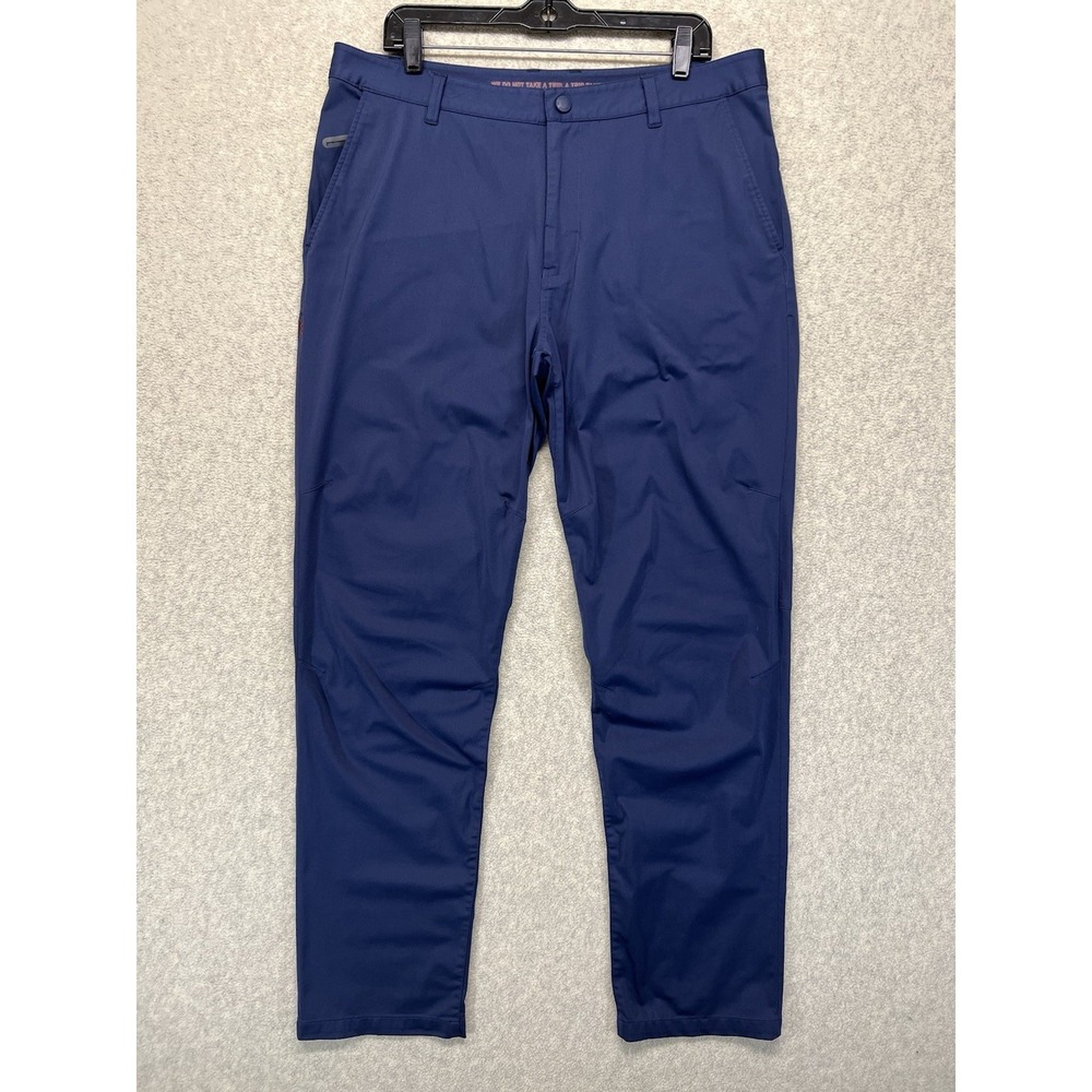 Rhone‎ Commuter Pants Mens 36 Blue Performance Stretch Golf Travel Pants